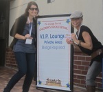 Co-authors Lynette and Victoria attending the Orange County Book Festival. 